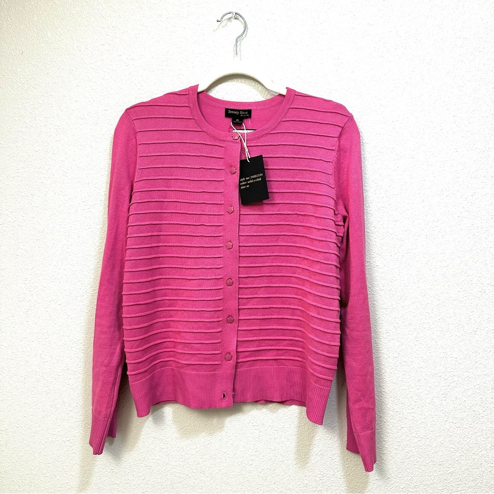 Tenney Rose Pink Cardigan